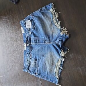 Free People Denim Shorts